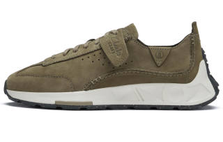 Clarks Cow Leather Casual Shoes Men's Green