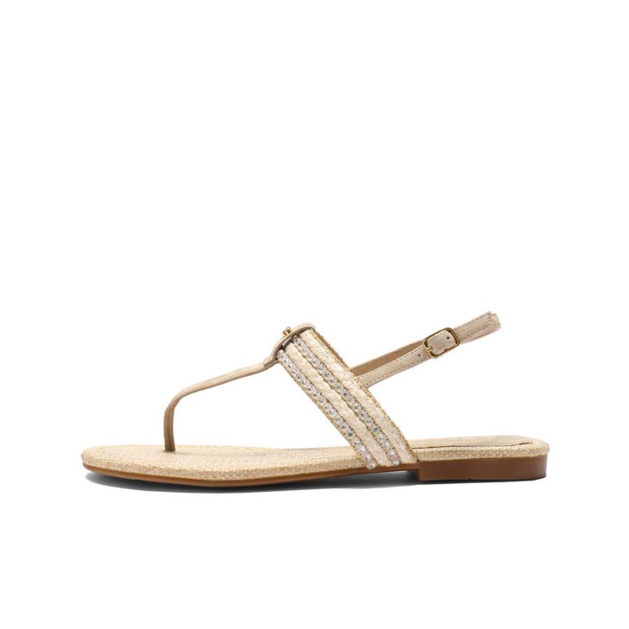 BELLE Sheepskin One Strap Sandals 2cm Women's