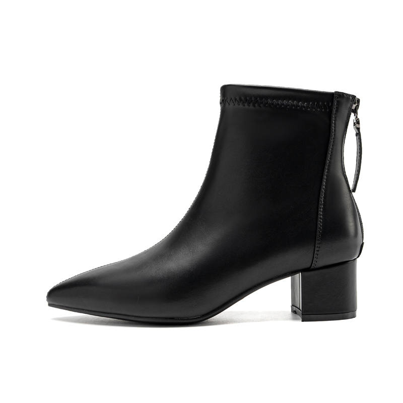 ZHR Ankle Boots Women's Black, Brown, Milk Tea