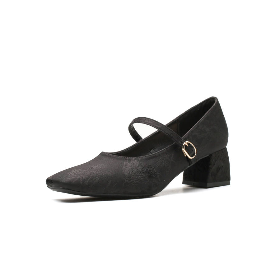 YAFEI XUANYU Chunky Heel High Heels 5CM Women's Black