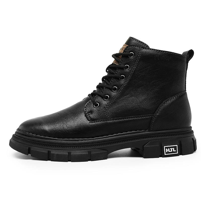 DUNNU DUNNU Combat Boots Men's Black