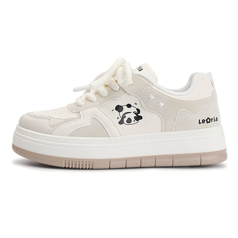 SNXR Artificial Leather Low top Casual Shoes Women's Beige