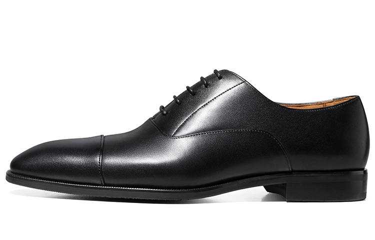 THOM WILLS Business Old Money Style Commute Versatile Oxford Shoes Dress Shoes Men's Black