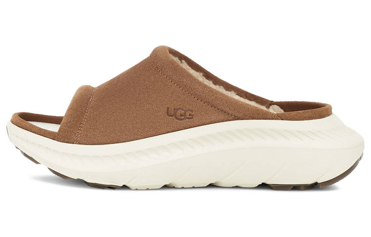 UGG UGG CA805 V2 Rubber Sole Abrasion Resistant Slide Slippers Men's Brown