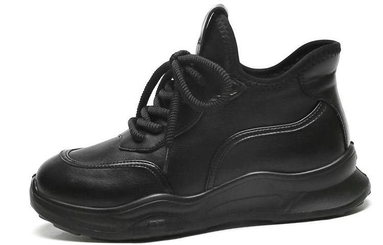 SHOUBA Slip Resistant Abrasion Resistant Slip Resistant Abrasion Resistant Low top Casual Shoes Women's Black