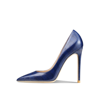 Siwei Slim Heel High Heels Women's Blue