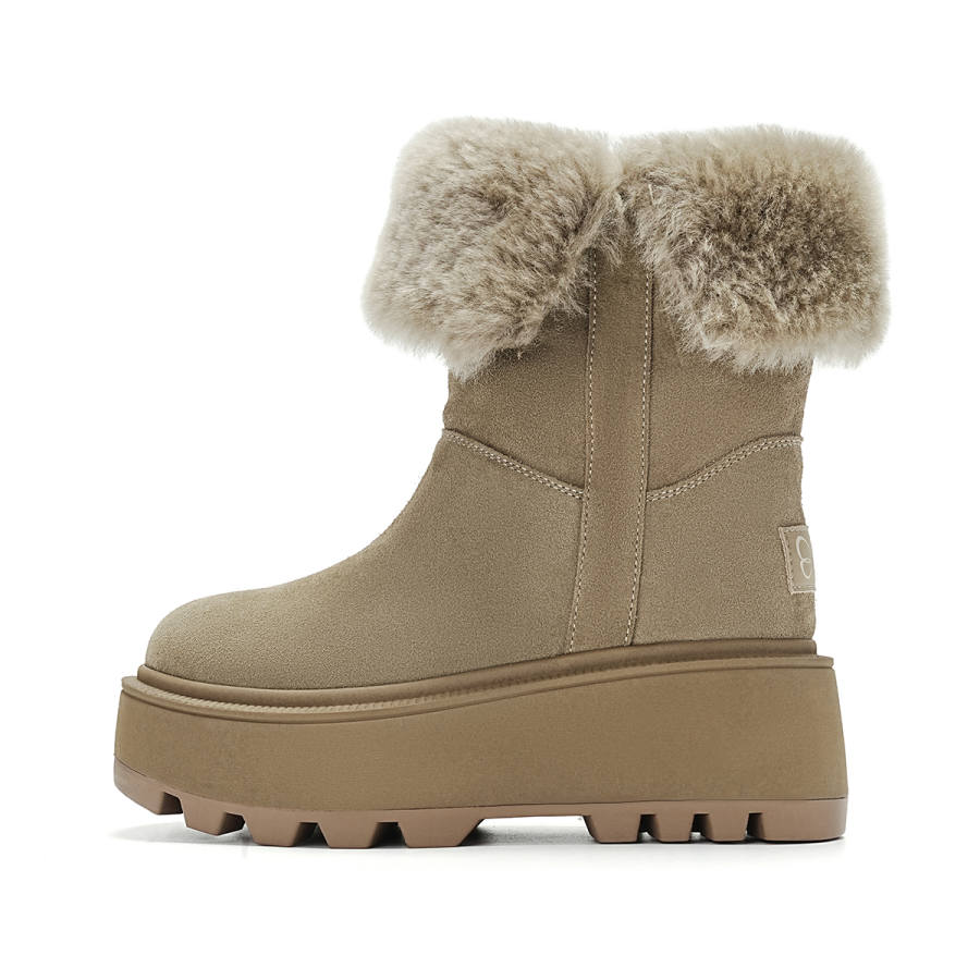 EBLAN EBLAN Snow Boots Women's Khaki