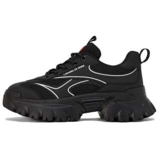CARNAVAL DE VENISE Synthetic Leather Low top Chunky Sneakers Women's