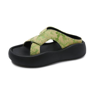 REIHUNG Rubber Sole Slide Slippers Women's
