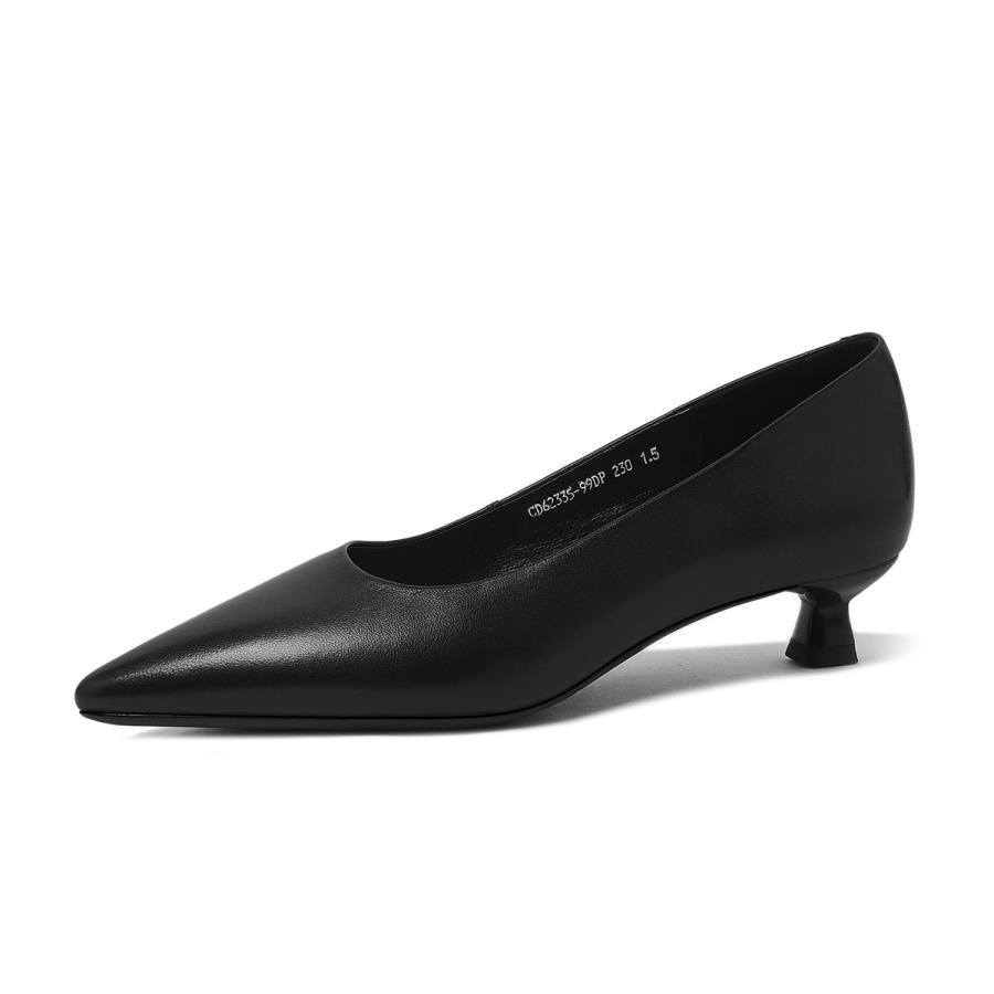 CAMEIDO Sheepskin Slim Heel High Heels 5cm 3.5cm Women's