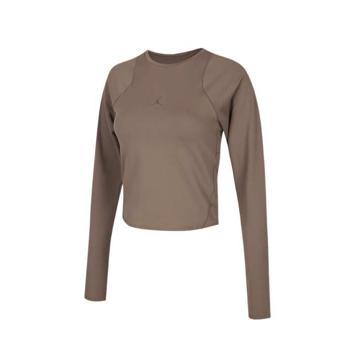 Jordan Jordan T Shirts Women's Brown Crew Neck Moderate