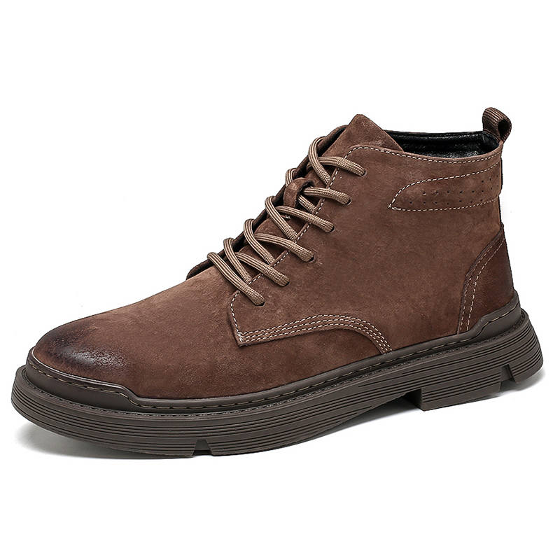 PINYI PINYI Combat Boots Men's Khaki/Brown