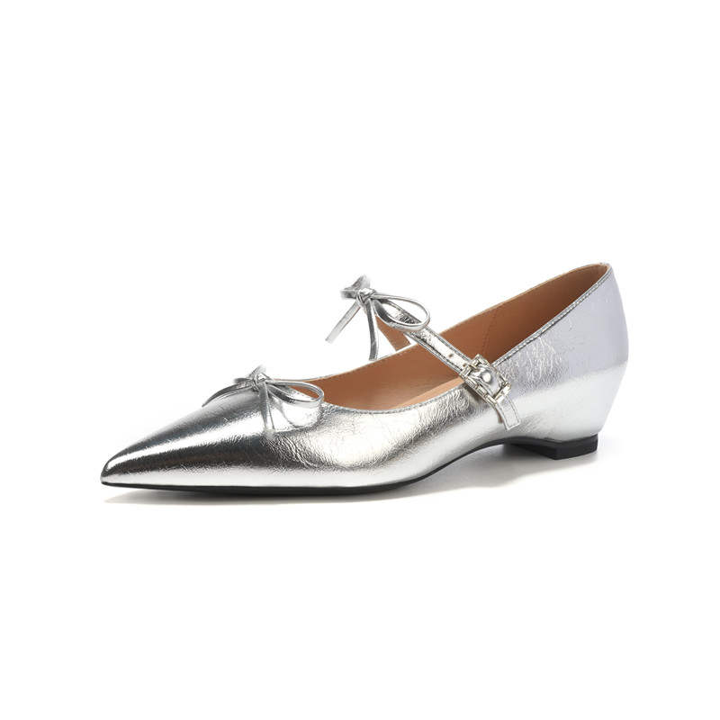 TATAYA Patent Leather Chunky Heel Mary Jane Shoes Women's