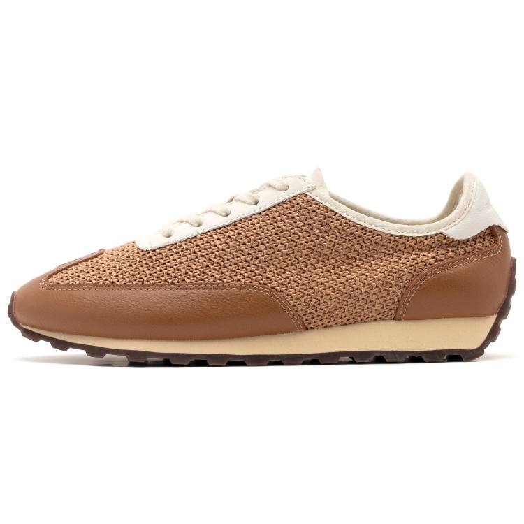 FOOT INDUSTRY Low top Casual Shoes Unisex Dark Brown/Antique White