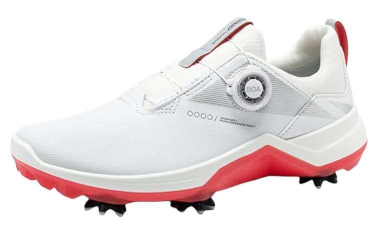 Ecco Golf Walking 5 Collection Cow Leather Low top Sports Casual Shoes Women's White