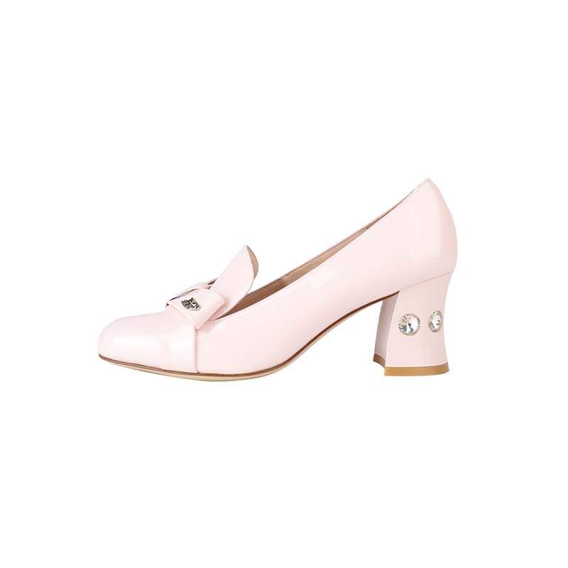 Gardenia Fille Patent Leather Loafers 6CM Women's