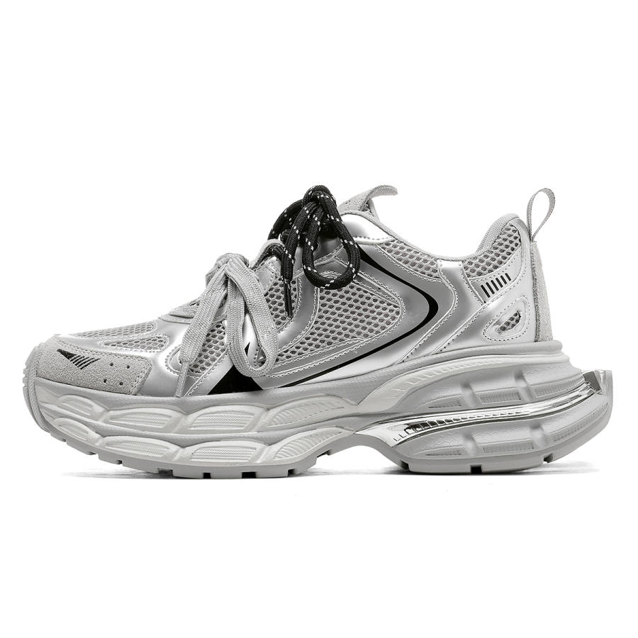 C°BANNER Low top Chunky Sneakers Women's Silver
