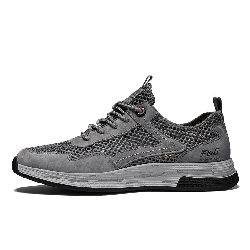 WENNAI Low top Casual Shoes Men's Gray