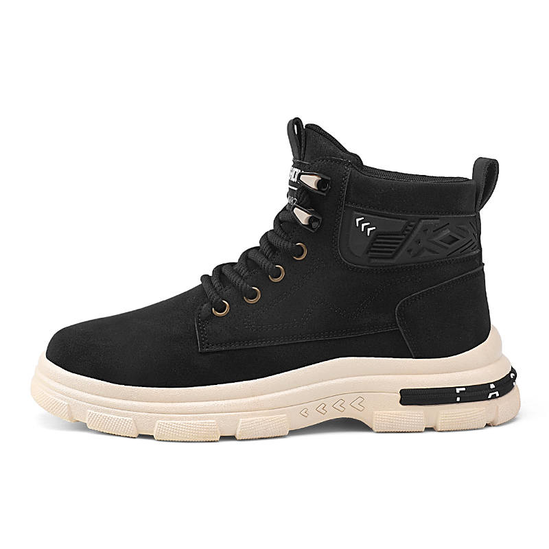 GONGNIUMEILI Work Boots Men's High Top