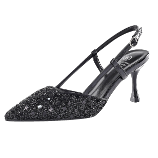 GUDIANFENGDU Fabric Slim Heel High Heels 7cm Women's