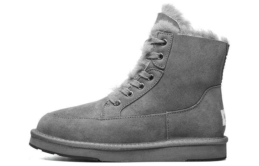 AU&MU Snow Boots Unisex Gray