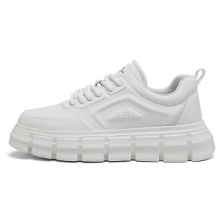 YULANGGONGWU Cushioning Abrasion Resistant Height Increasing Low top Casual Shoes Men's