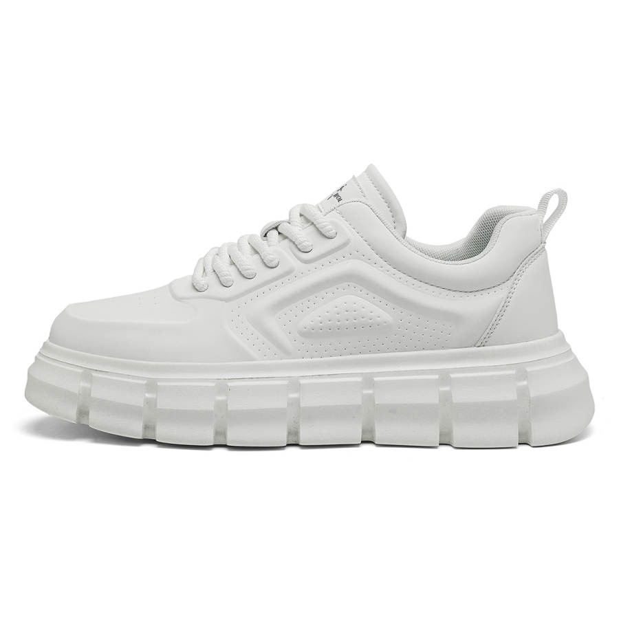 YULANGGONGWU Cushioning Abrasion Resistant Height Increasing Low top Casual Shoes Men's