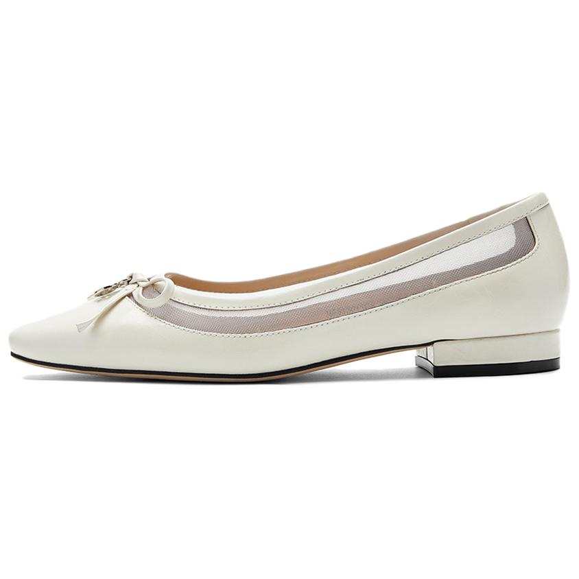 NINE WEST Cow Leather Casual Shoes 2.1cm Women's
