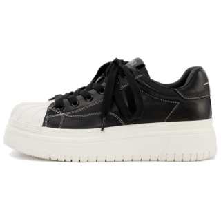 DIBO Cow Leather Low top Skateboard Shoes Women's