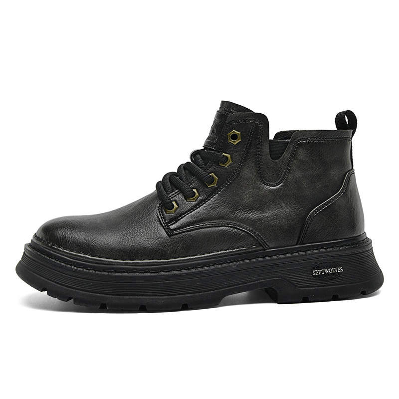 SEPTWOLVES SEPTWOLVES Combat Boots Men's Black/Red Brown