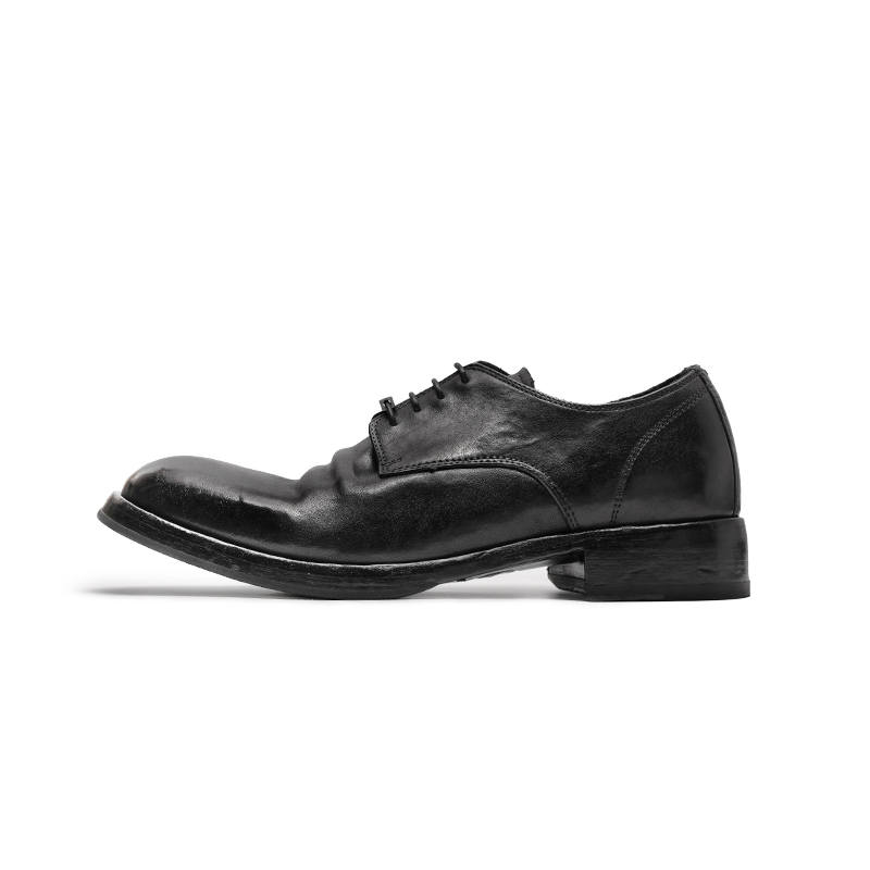 Viplander Horse Leather High end Casual Shoes Men's Black