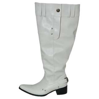 Mooreyu Atelier Knee high Boots 5CM Women's White