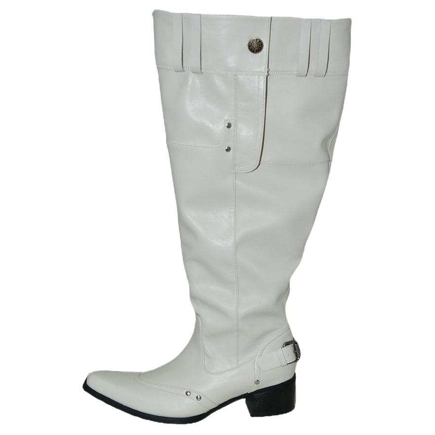 Mooreyu Atelier Knee high Boots 5CM Women's White