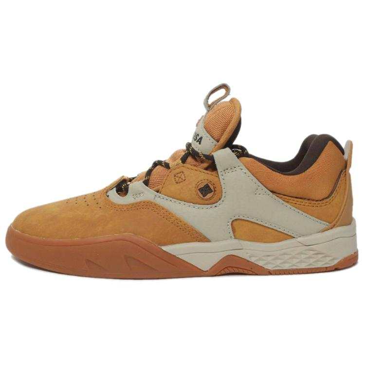 DCSHOES DC Shoes KALIS Cow Split Leather Low top Casual Shoes Men's Brown