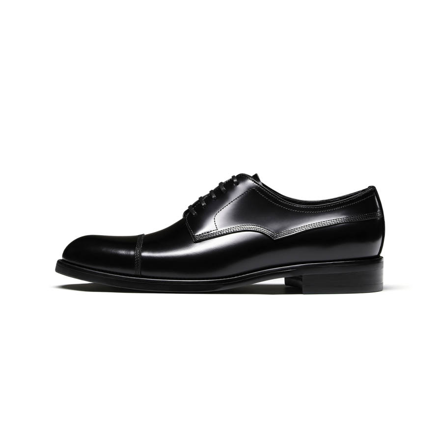 TRUFFAUT Top Grain Cow Leather Dress Shoes Men's Black