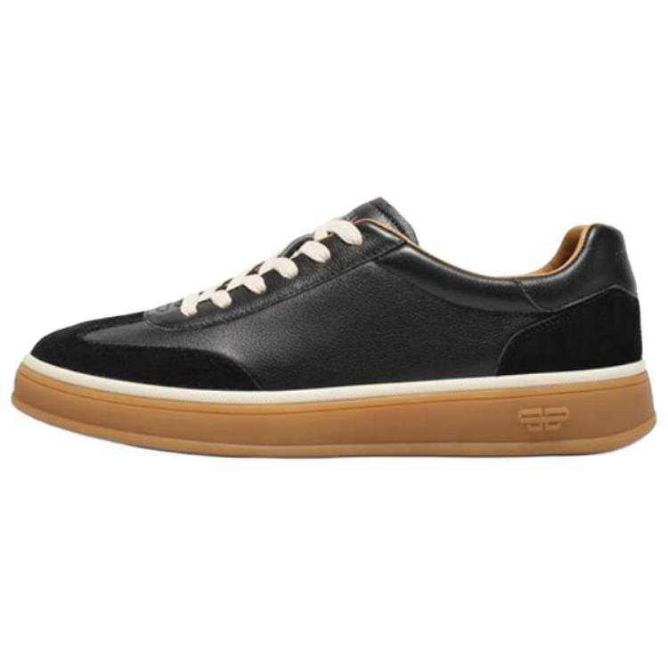 BELLE Cow Leather Abrasion Resistant Low top Skateboard Shoes Men's