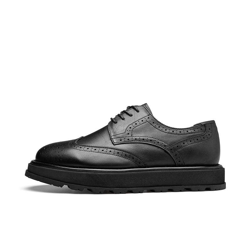 PARDASAUL Cow Leather Casual Shoes Men's Brown