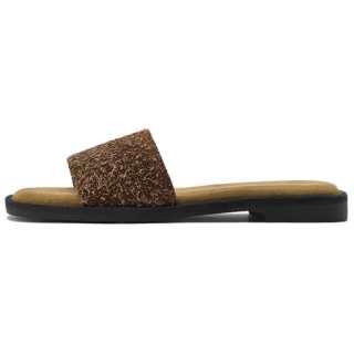 7or9 Quiet Slip Resistant Cushioning Slide Slippers Women's Brown