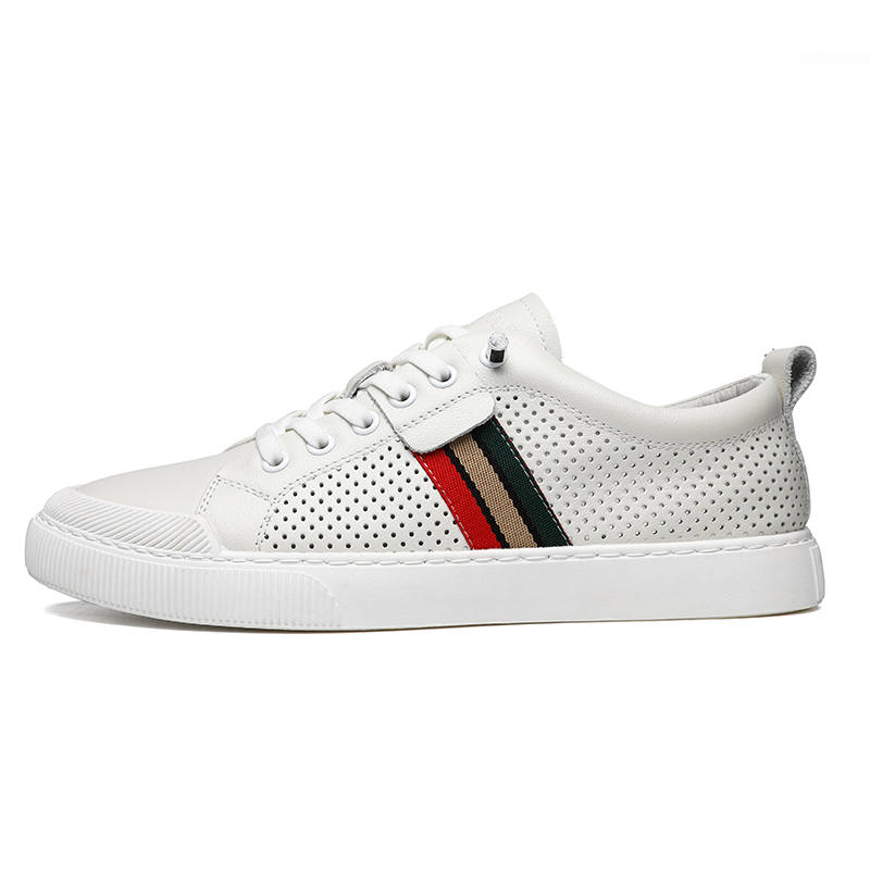 FAPAI Abrasion Resistant Abrasion Resistant Low top Skateboard Shoes Men's White
