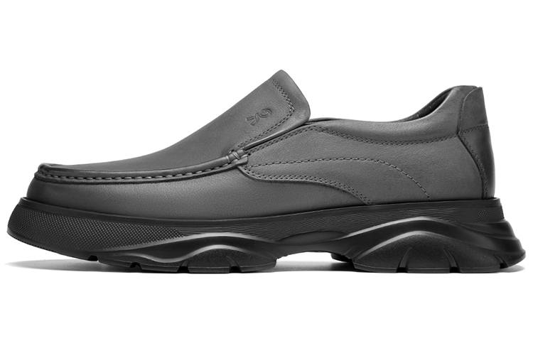 ROBERTA DI CAMERINO Cow Leather Casual Shoes Men's Gray