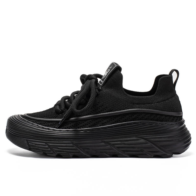 HUABANGONGYUAN Height Increasing Abrasion Resistant Low top Running Shoes Men's
