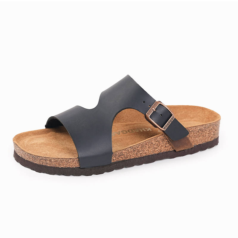 Khadgar Cork Sole Slip Resistant Abrasion Resistant Slip Resistant Abrasion Resistant Slide Slippers Women's