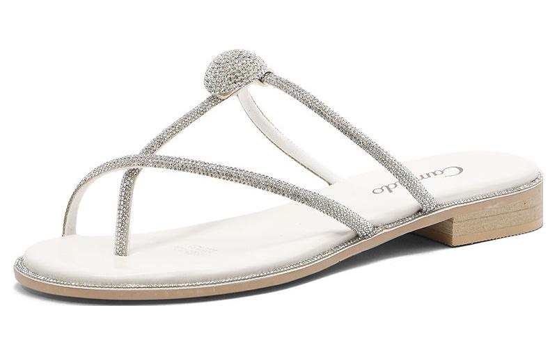 CAMEIDO Pu Stylish Sandal Women's Beige