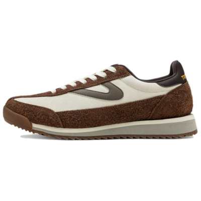 TRETORN Synthetic Leather Comfortable Abrasion Resistant Abrasion Resistant Low top Casual Shoes Unisex Beige Brown