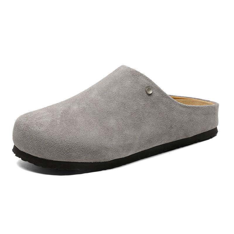 MUYI Rubber Sole Slip Resistant Closed Toe Slippers Unisex