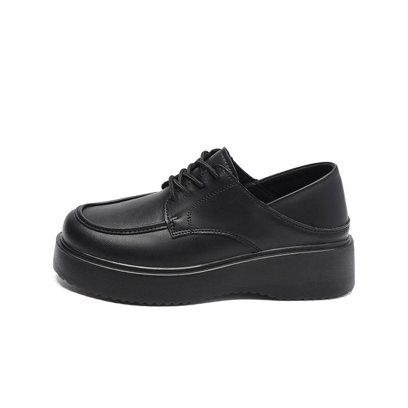 ZHR Synthetic Leather Casual Shoes Women's Black