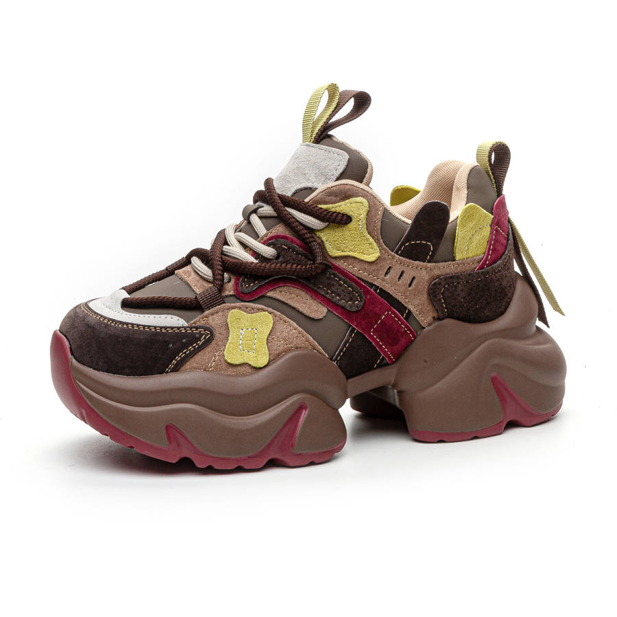 CHOVO Cow Leather Breathable Lightweight Height Increasing Breathable Lightweight Height Increasing Low top