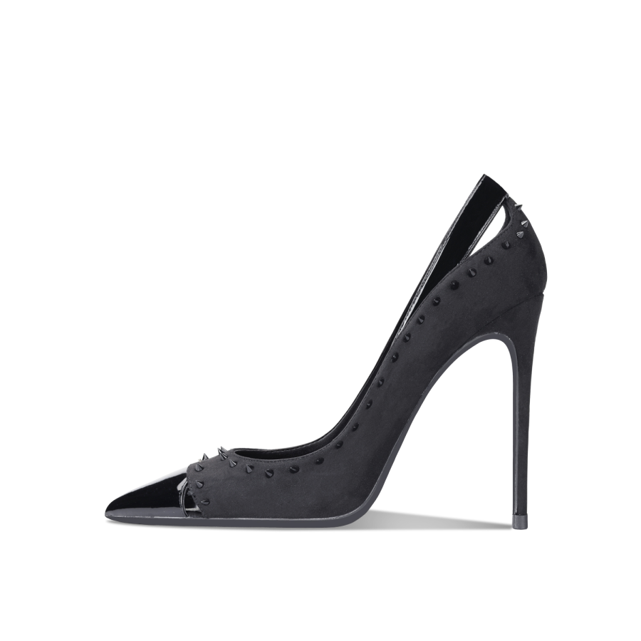 Suyymakk Suede High Heels Women's Black