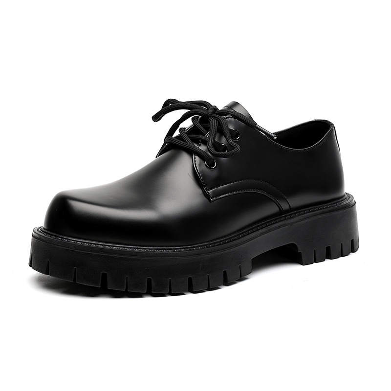 V ZERO FIVE V ZERO FIVE Microfiber Leather Casual Shoes Men's Black