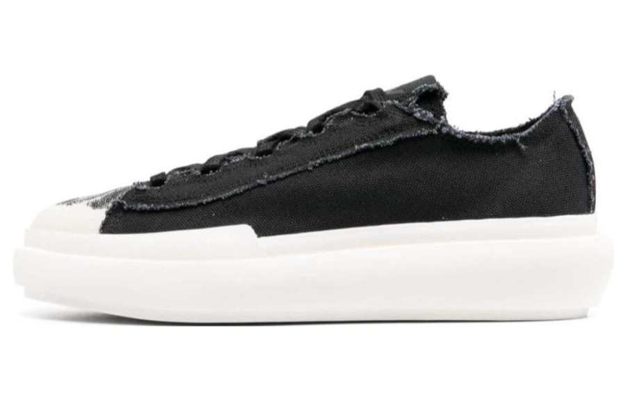 Y-3 Y-3 Nizza Low "Worn-In" Black Off White